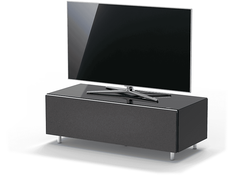 TV-Soundbar-Lowboard Soundbar-Ablage. Breite JUST SPECTRAL 111cm. TV-Soundbar-Lowboard BY 1104T. Black. mit JRL
