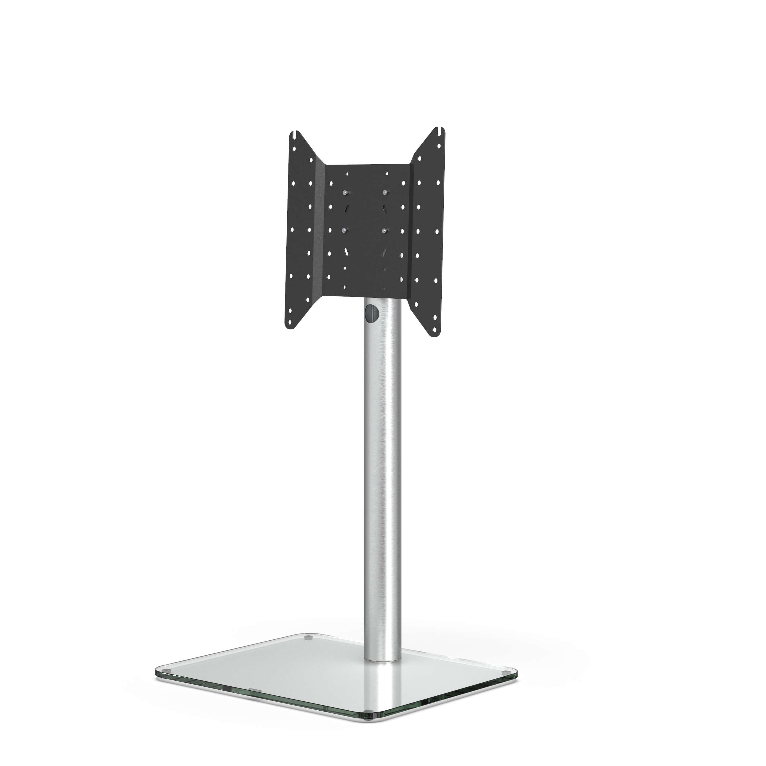 JUST BY SPECTRAL TV-Stand Just.Stand in 96,8cm. Klarglas. TV-Ständer Glasboden Höhe TV600 65\'\' TV mit bis für