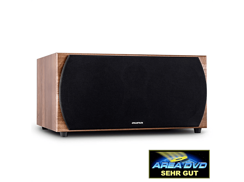 SW Aktiv-Subwoofer, 501 AUNA Walnuss Linie WN