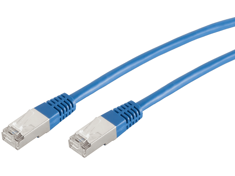 KABELBUDE Patchkabel, cat. 5e, SF/UTP, blau, 5,0m, Patchkabel RJ45, 5 m | Adapter & Netzwerkkabel