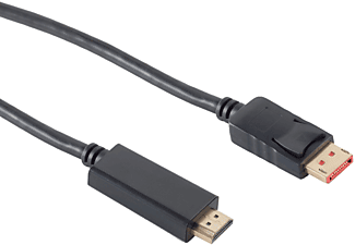 KABELBUDE Displayport 1.4 Kabel, DP-HDMI, 4K60Hz, 7,5m, HDMI/Displayport Kabel, 7,5 m