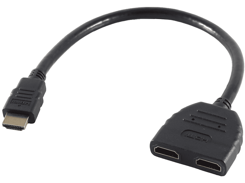 SHIVERPEAKS Adapter HDMI-Stecker / 2 x HDMI-Kupplung verg. HDMI/ DVI Adapter