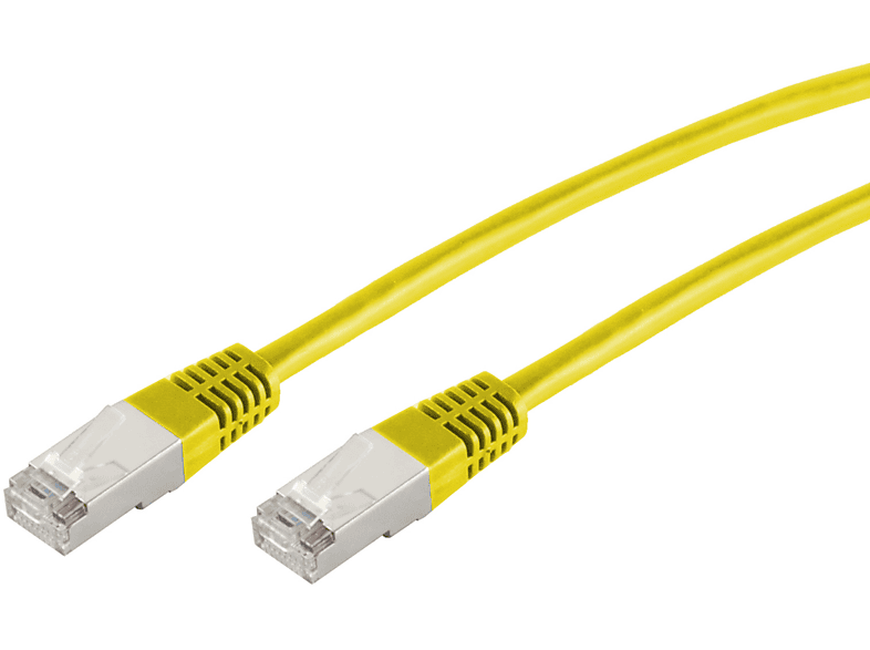 KABELBUDE Patchkabel, cat. 5e, SF/UTP, gelb, 15,0m, Patchkabel RJ45, 15 m | Adapter & Netzwerkkabel