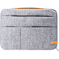 SCOPE -715750- Notebook Tasche / Sleeve Sleeves für Universal Polyester / Kunstleder, grau/braun