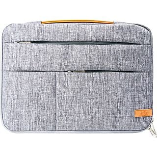 SCOPE -715750- Notebook Tasche / Sleeve Sleeves für Universal Polyester / Kunstleder, grau/braun