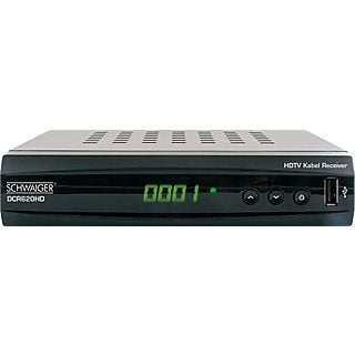 SCHWAIGER -DCR620HD- Full HD Kabelreceiver (DVB-C, DVB-C2, Schwarz)