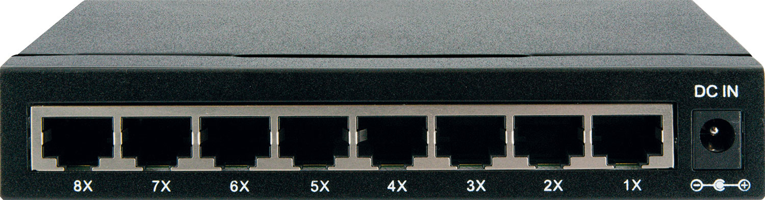 SCHWAIGER Switch -NWSW8 011-, Netzwerk 8-Port