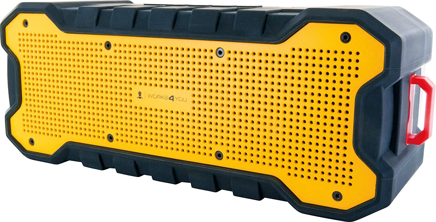 SCHWAIGER -WKLS100 511- Bluetooth Lautsprecher x W, IP67 (2 zertifiziert Schwarz/Gelb) 6