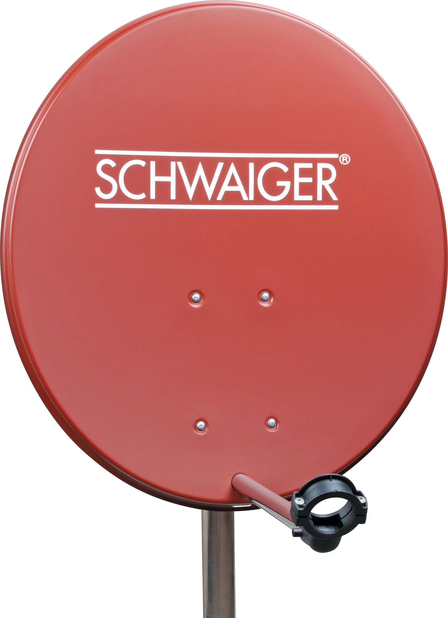 Anlage SCHWAIGER Satelliten (55 cm, -719741- LNB) SAT Set, Single