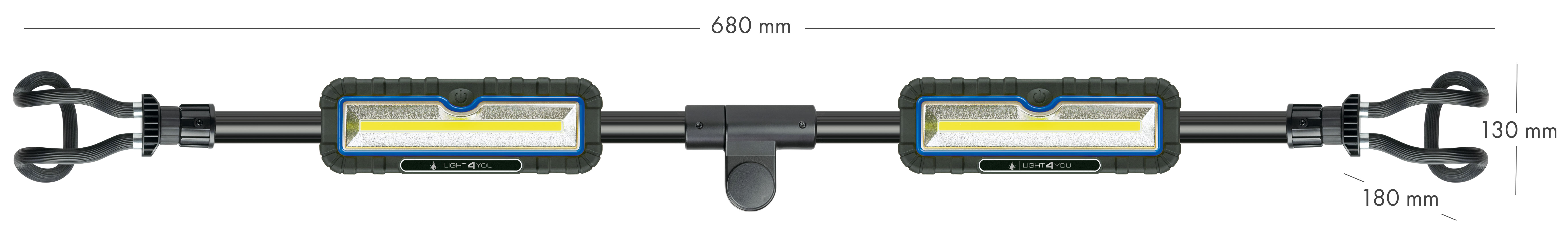 SCHWAIGER -661583- LED Doppelarbeitsleuchte