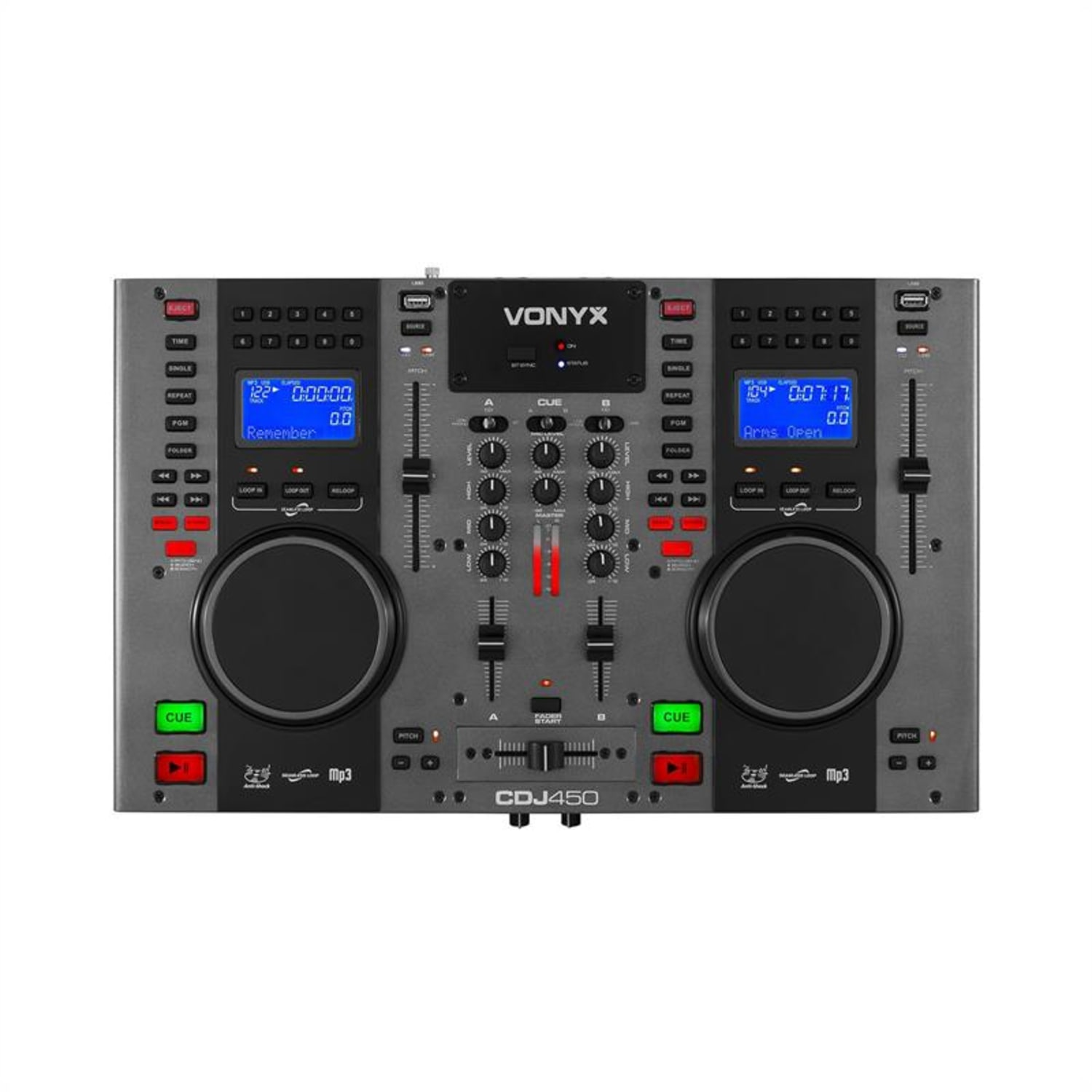 VONYX CDJ450 DJ Schwarz Workstation
