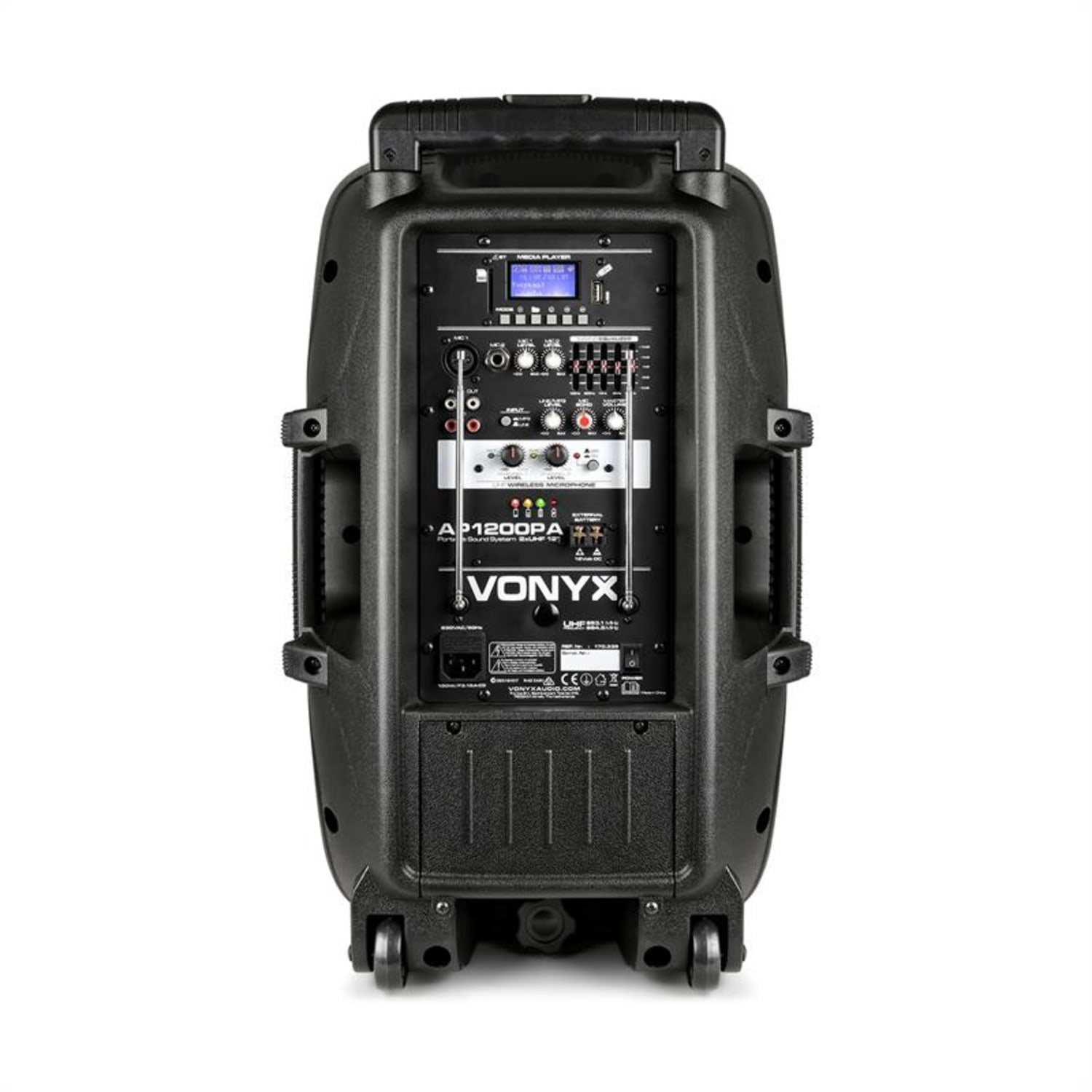 AP1200PA Mobile VONYX Schwarz PA-Anlage,