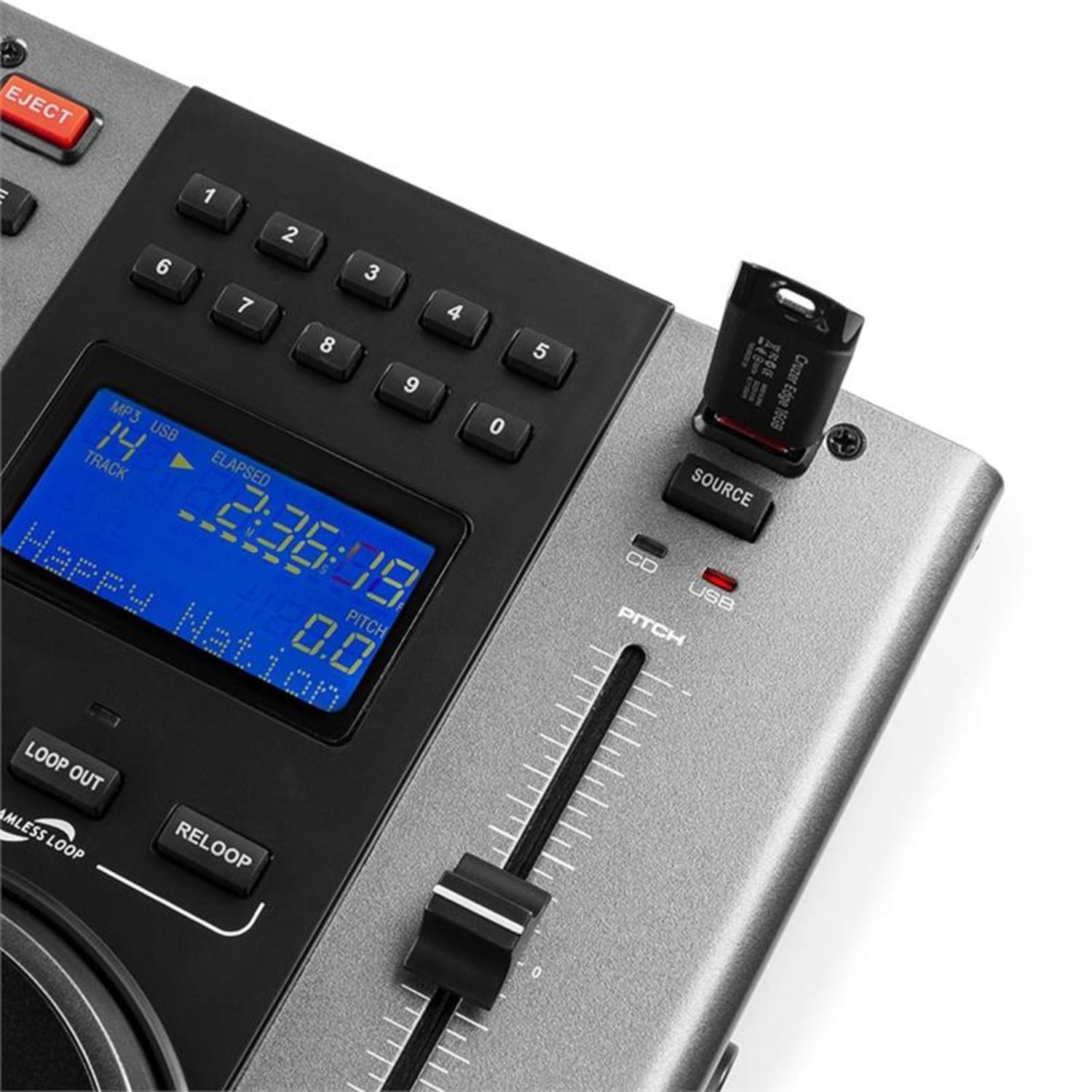 Schwarz CDJ450 Workstation, VONYX DJ