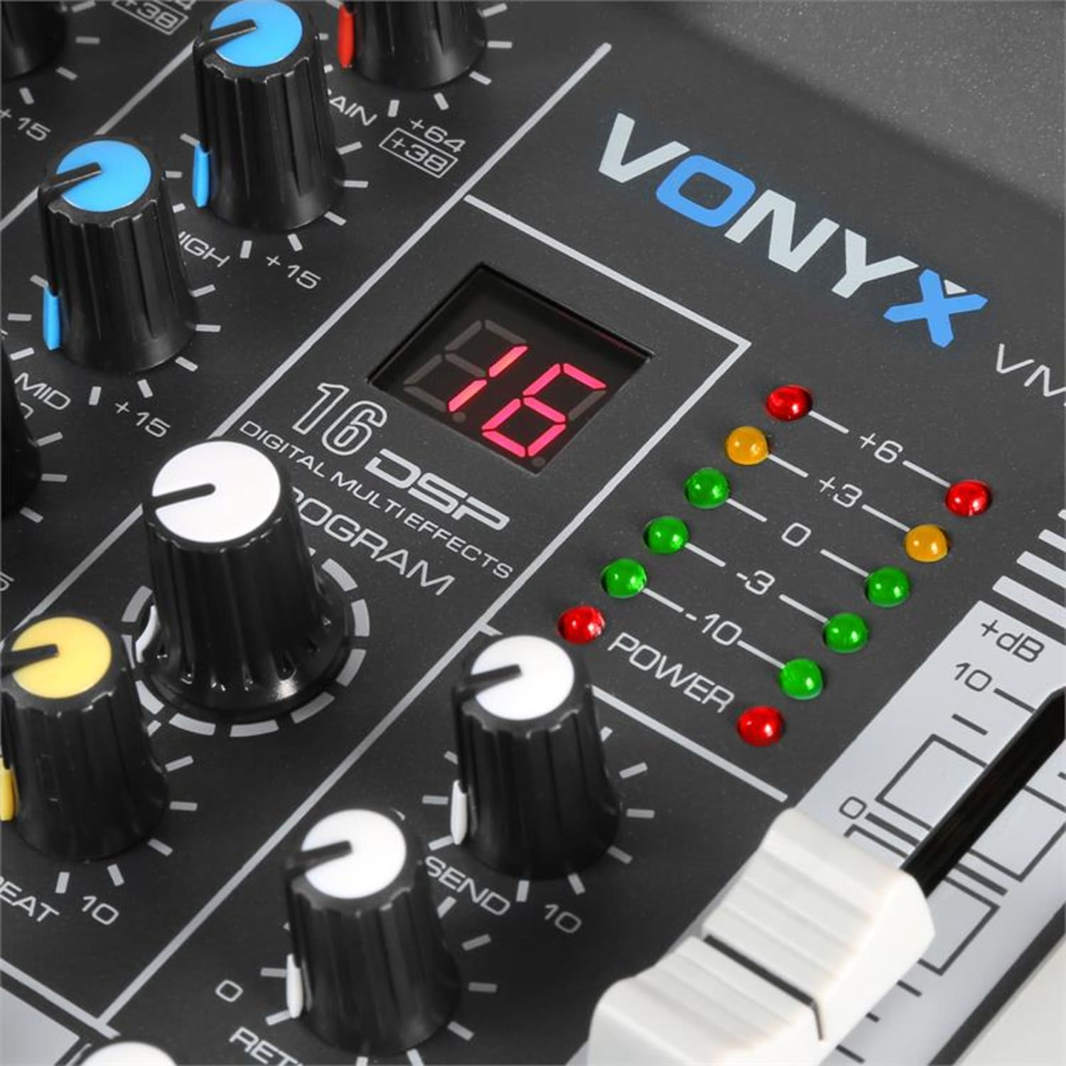 VONYX VMM-K802 8-Kanal-Mixer, Weiß