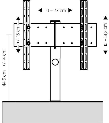 JUST BY SPECTRAL Lowboard für Snow. Just.Lima TV JRL2000T-SNG. 86\'\'. Breite 200cm. bis TV-Lowboard