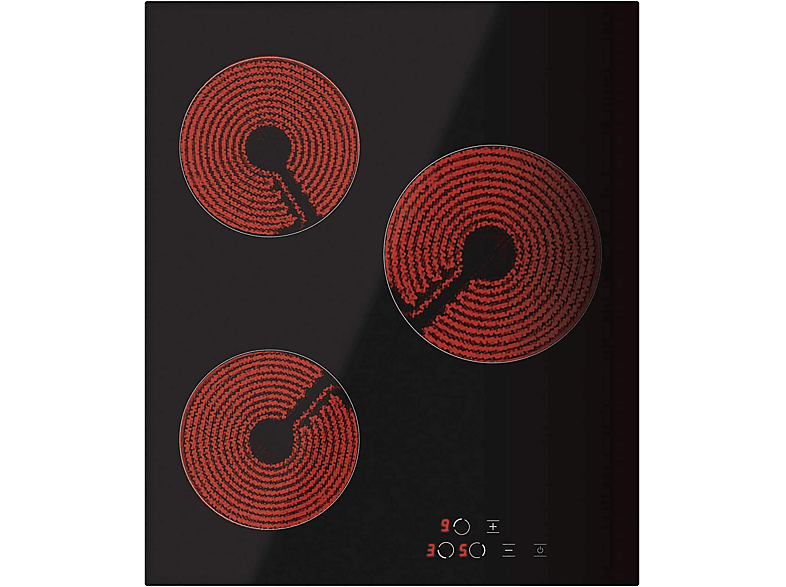 SIMFER SMF-BIH 4501, Kochfelder) cm W, (440 6000 breit, 3 mm Glaskeramikkochfeld Kochfelder - Glaskeramikkochfeld 45 3