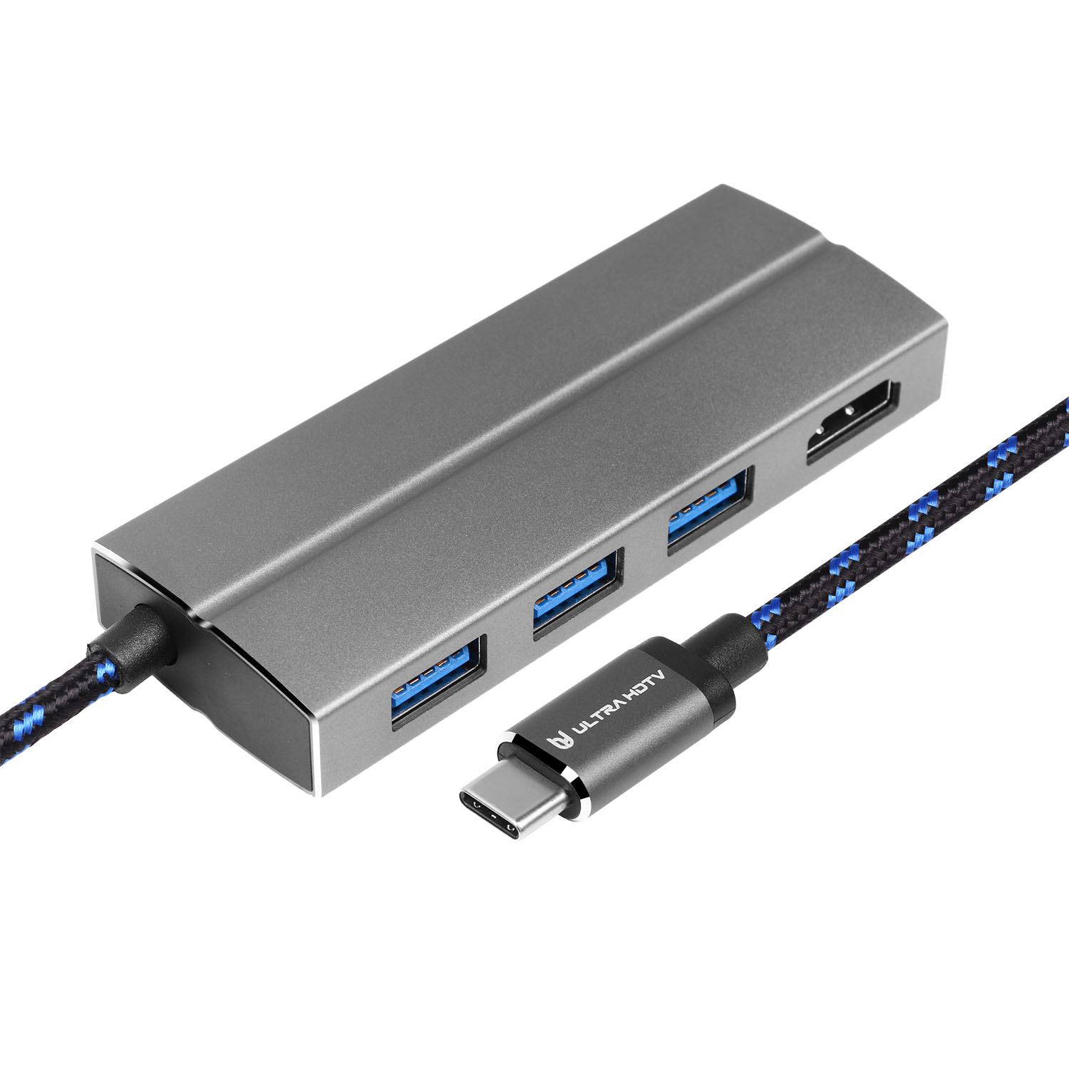 ULTRA HDTV USB-C Multifunktions-Hub USB-C Grau Multifunktions-Hub