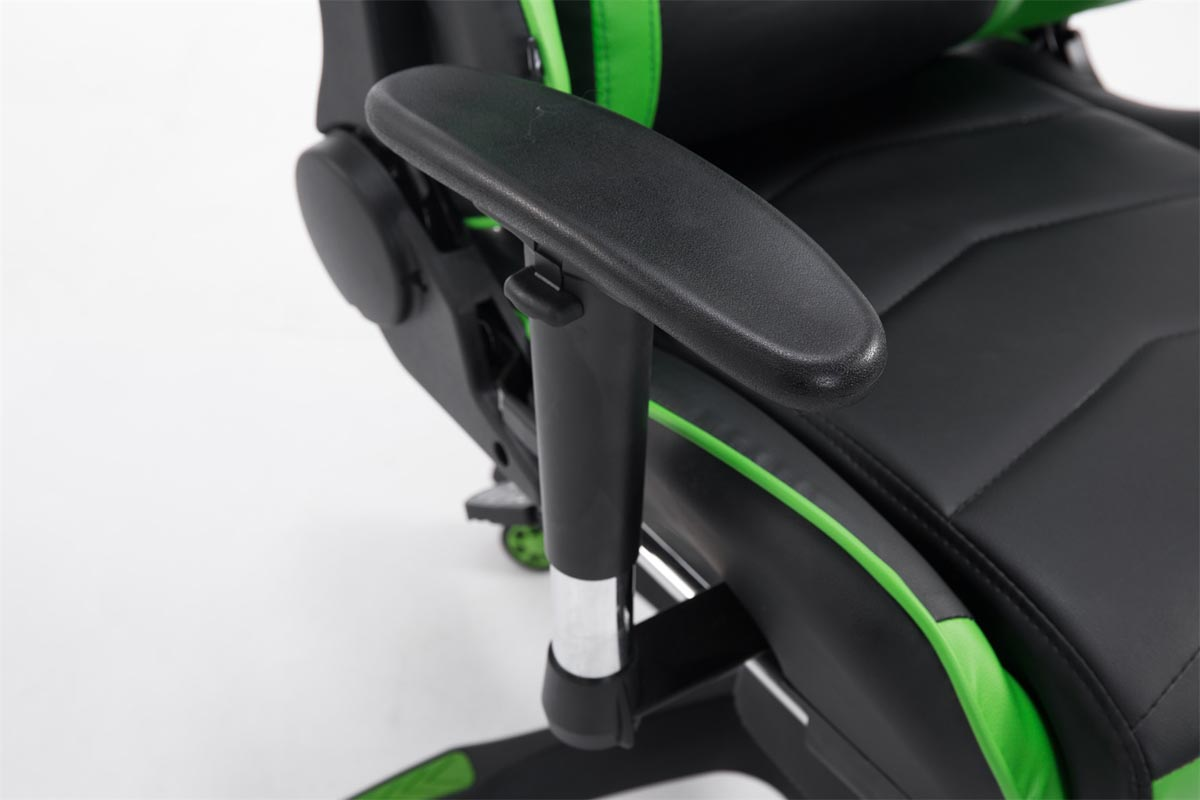 Fußablage mit Chair, schwarz/grün Racing CLP Gaming Turbo Bürostuhl