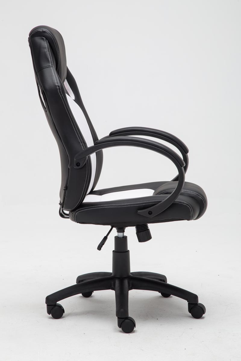 CLP Racing Bürostuhl Chair, Gaming weiß Fire