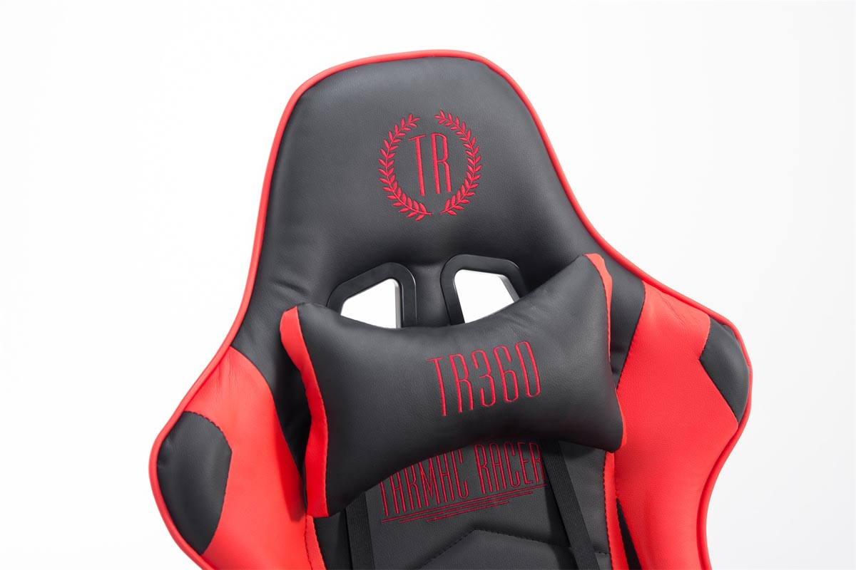 Bürostuhl Gaming Turbo Fußablage mit Chair, CLP schwarz/rot Racing