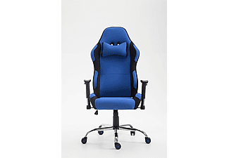 CLP Racing Bürostuhl Rosberg Stoff Gaming Chair, schwarz/blau