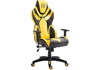 CLP Racing Bürostuhl Fangio Gaming Chair, schwarz/gelb