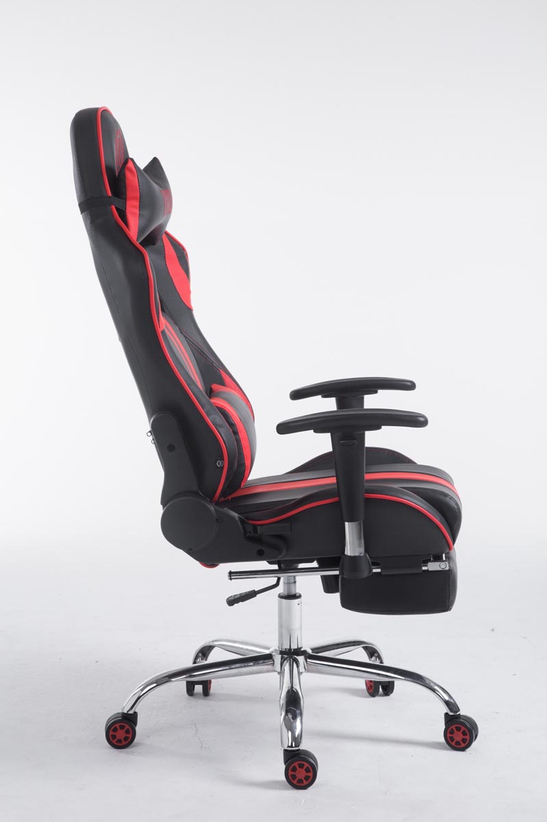 Racing Chair, Gaming mit Fußablage CLP Limit Bürostuhl schwarz/rot