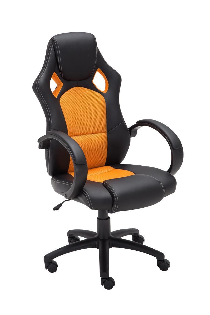 Gaming Bürostuhl orange Fire Racing Chair, CLP