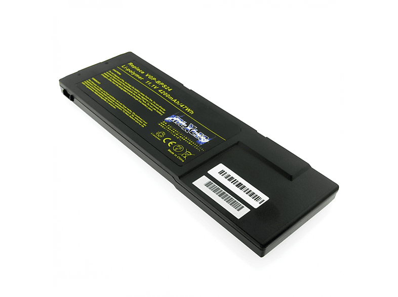 MTXTEC Akku LiPolymer, 11.1V, 4400mAh für SONY Vaio VPC-SB4M1R/R Lithium-Polymer (LiPoly) Notebook-Akku, 11.1 Volt, 4400 mAh