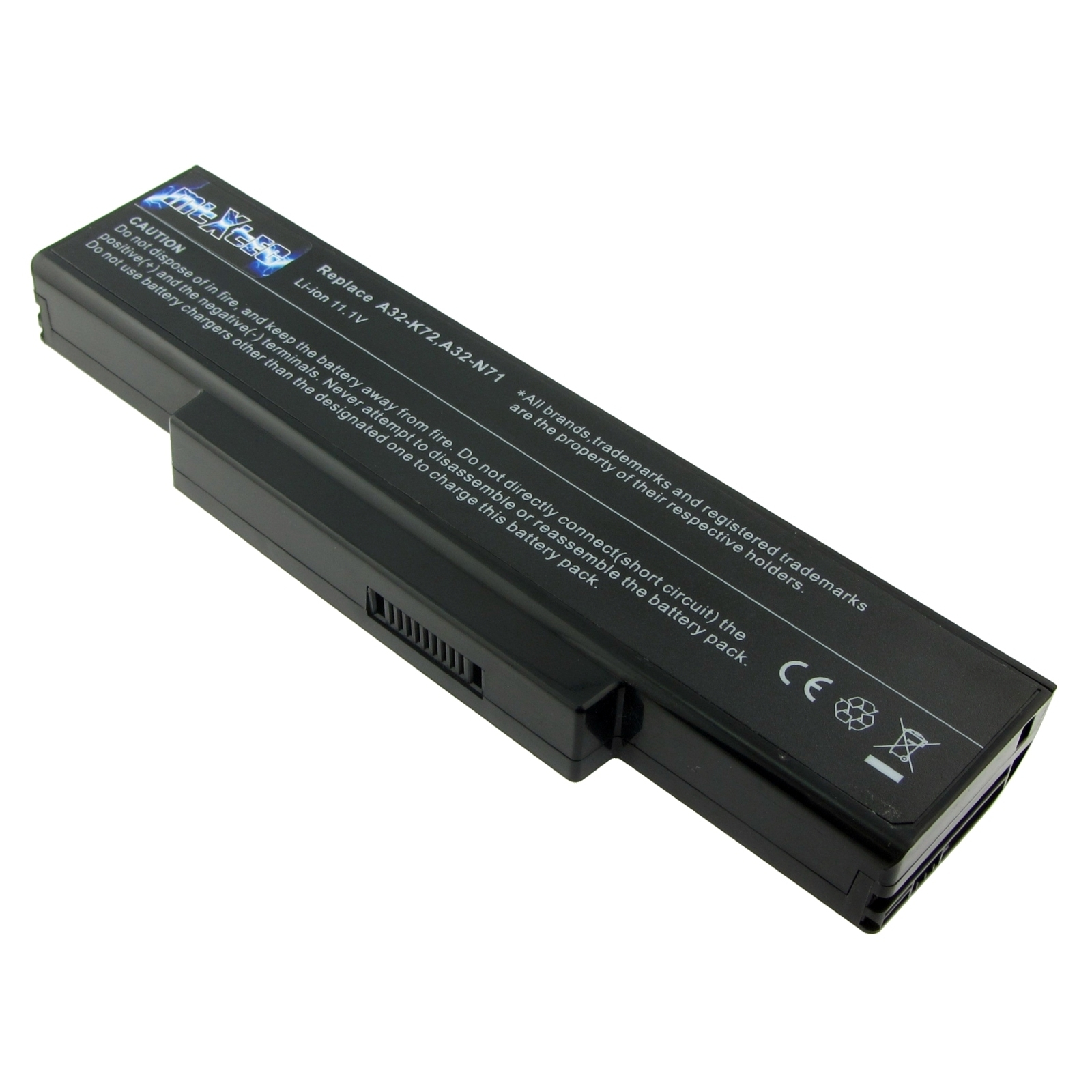 10.8 LiIon, Lithium-Ionen (LiIon) MTXTEC für Notebook-Akku, ASUS mAh 4400mAh 4400 Volt, Akku 10.8V, Pro7AJR