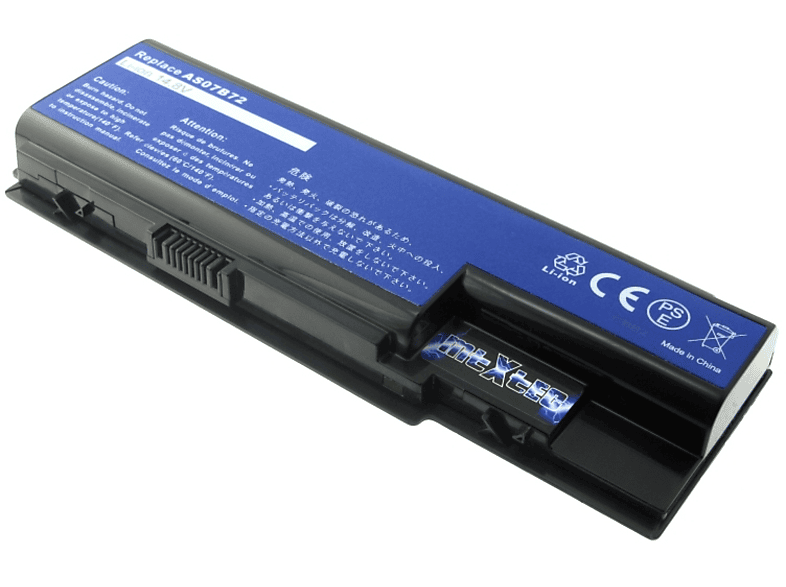 MTXTEC Laptop Akku für ACER AS07B42 8 Zellen 63 Wh LithiumIonen (LiIon) NotebookAkku, Lithium