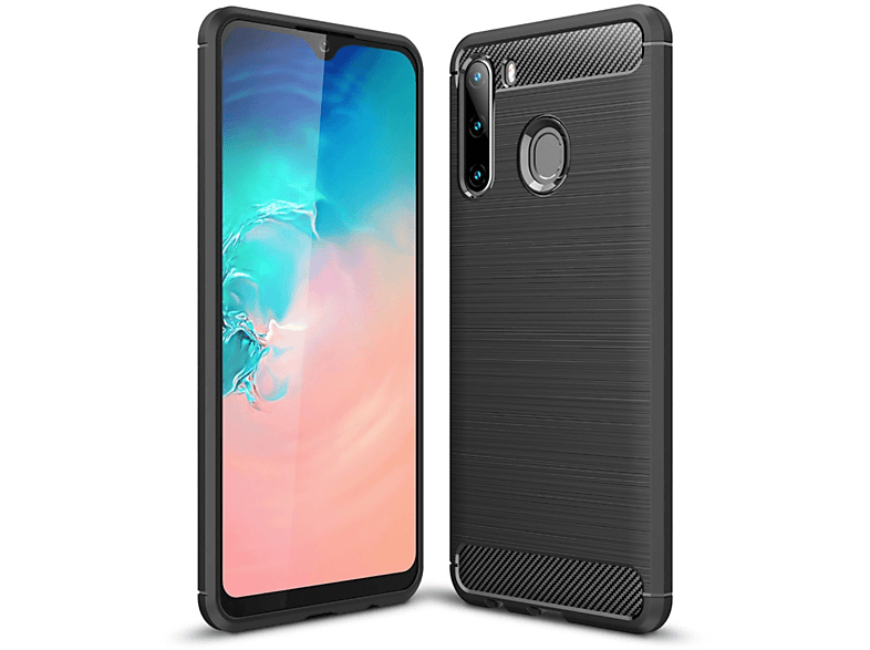 Backcover, Galaxy DESIGN Samsung, Schwarz Schutzhülle, A21, KÖNIG