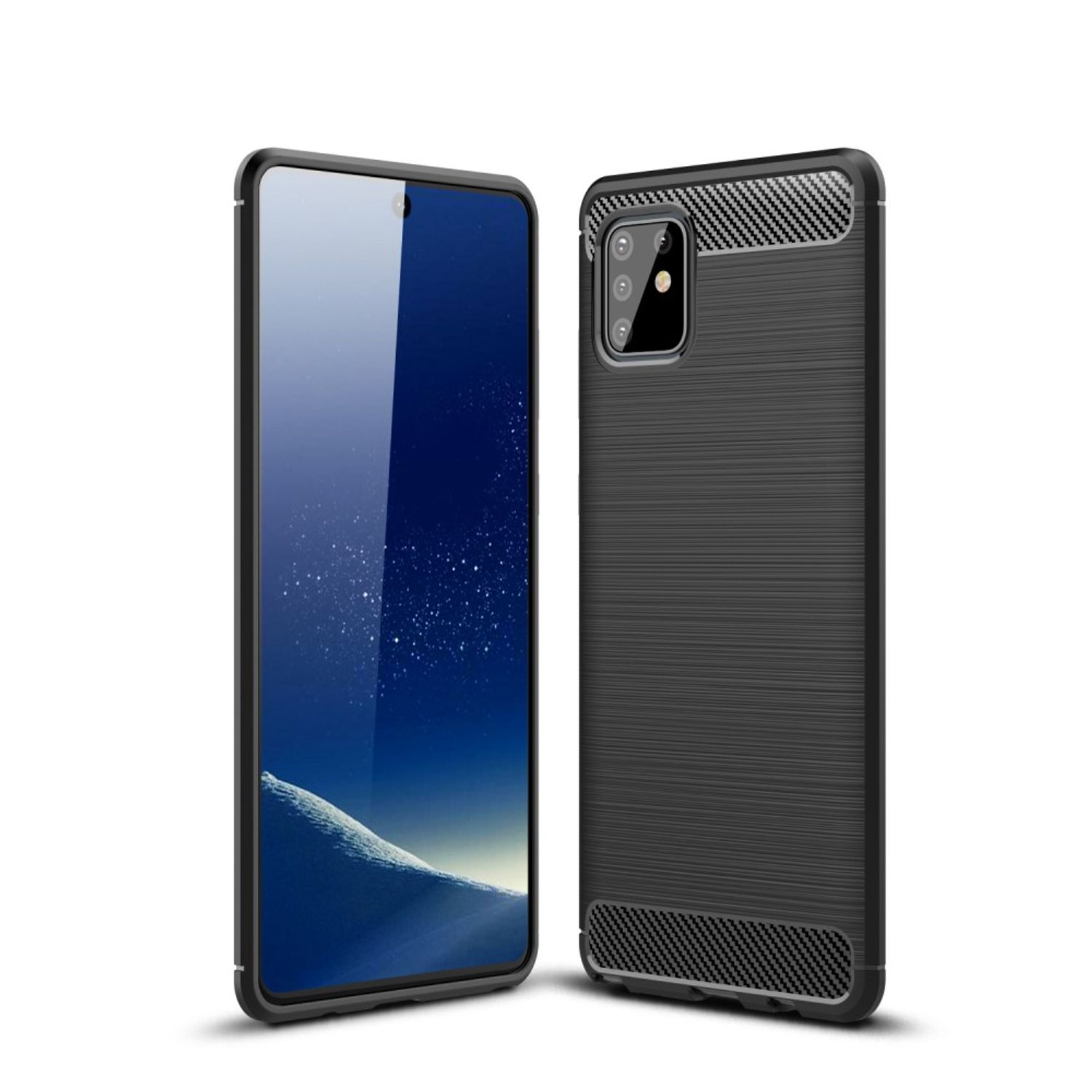 Grau Samsung, DESIGN KÖNIG A81, Galaxy Backcover, Schutzhülle,