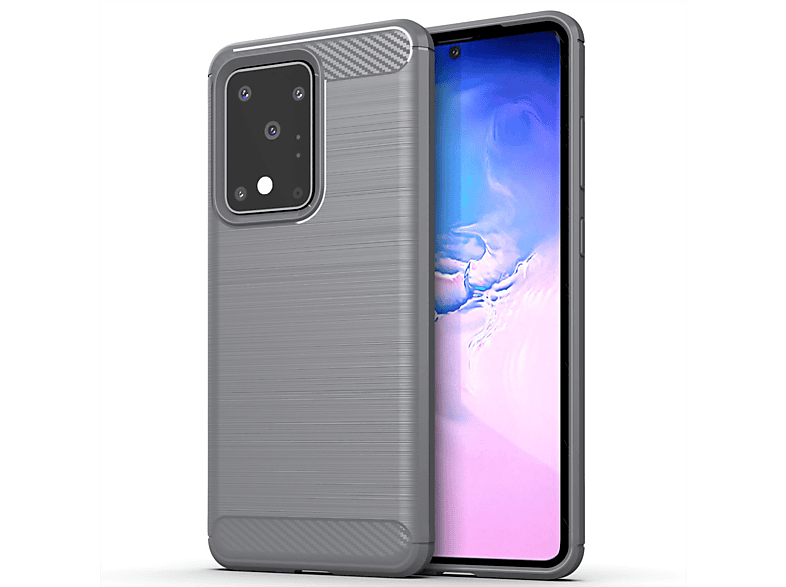 KÖNIG DESIGN Schutzhülle, Samsung, Ultra, Grau Backcover, S20 Galaxy