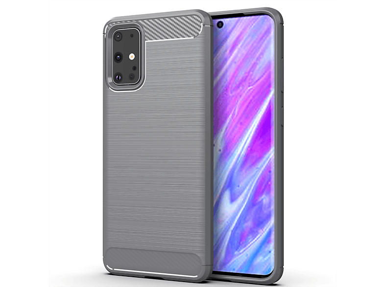 Schutzhülle, DESIGN Plus, Samsung, KÖNIG Galaxy Backcover, Grau S20