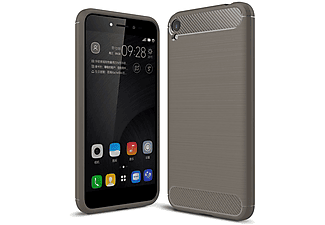 KÖNIG DESIGN Handyhülle Carbon Optik, Backcover, ASUS, Zenfone Live ZB501KL, Grau