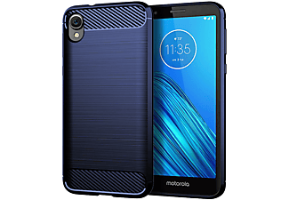 KÖNIG DESIGN Schutzhülle, Backcover, Motorola, E6, Blau
