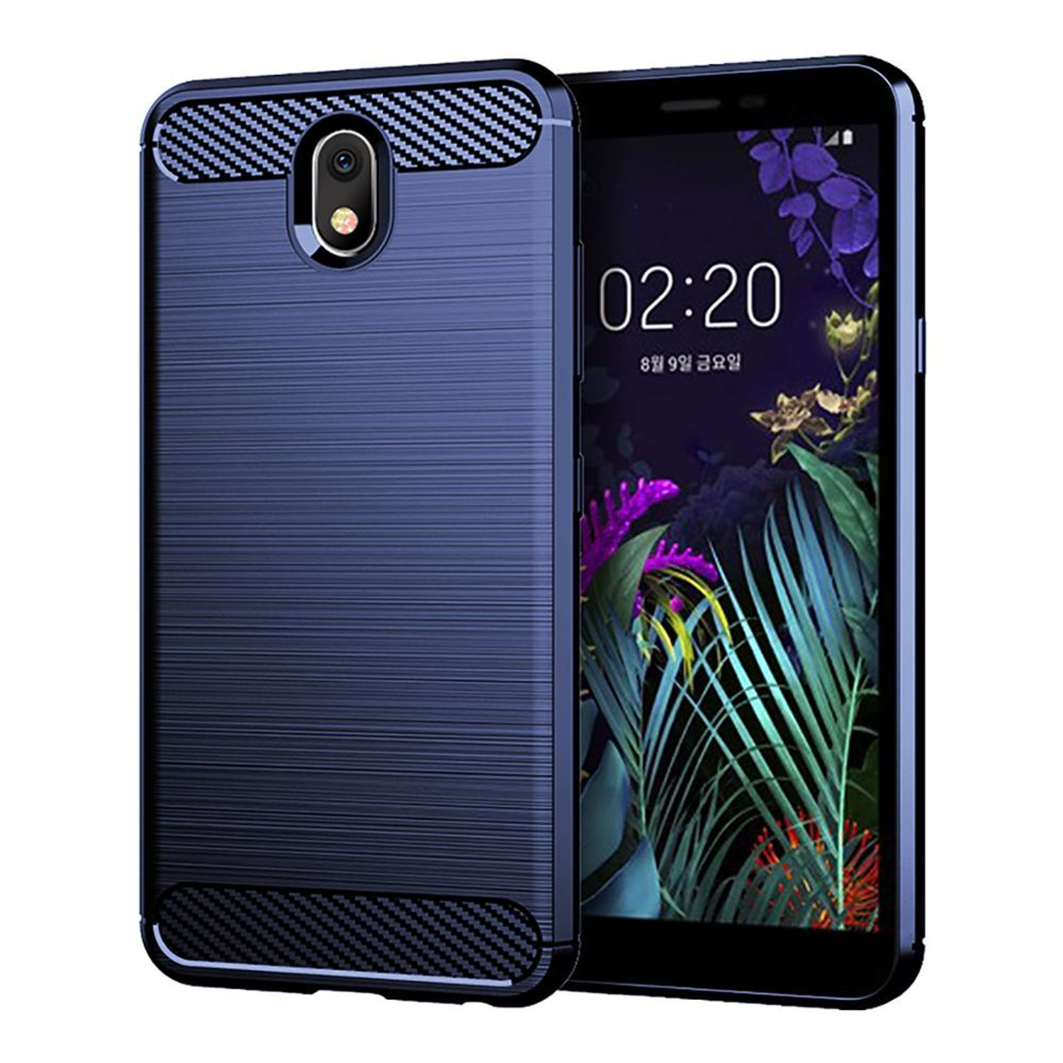 DESIGN Blau 2019, KÖNIG Backcover, LG, K30 Schutzhülle,