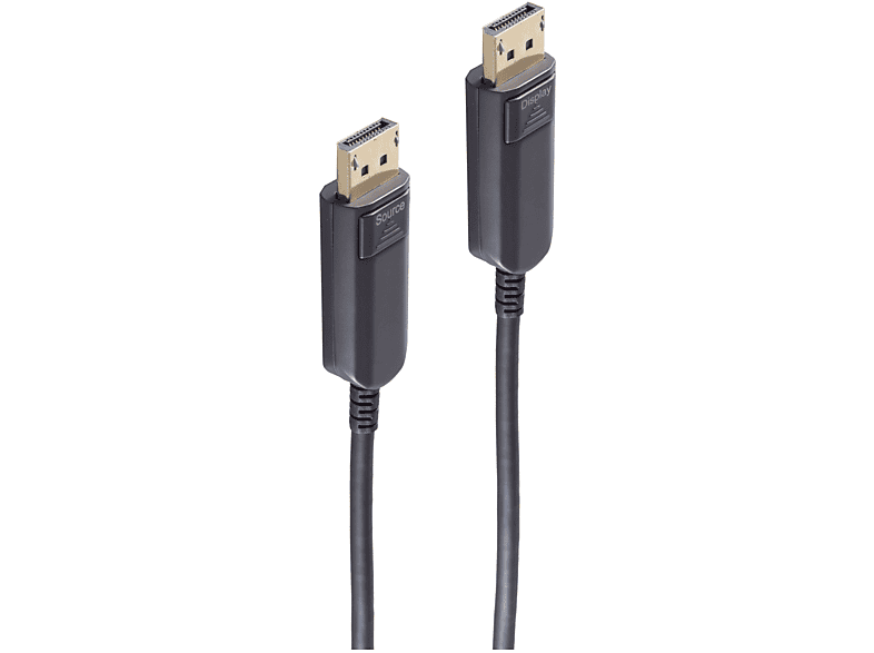 10 Optisches m Kabel, 10,0m, SHIVERPEAKS Kabel, AOC 8K, Displayport