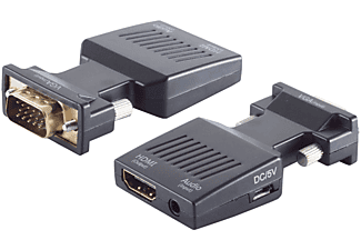 S/CONN MAXIMUM CONNECTIVITY VGA Stecker /HDMI-A Buchse + 3,5mm Klinken Buchse HDMI Adapter