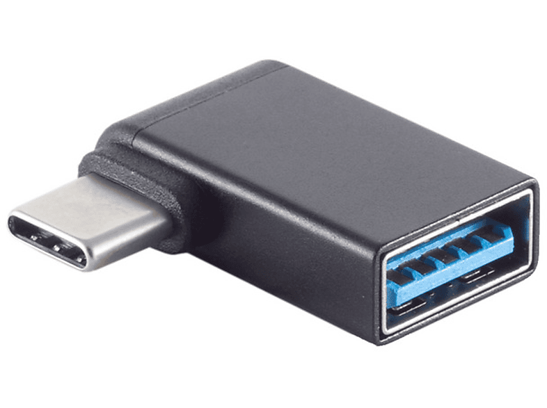 Typ 90°, Buchse, USB 3.0 C-Stecker USB-A USB-Typ C / Adapter, SHIVERPEAKS