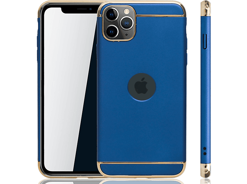 KÖNIG DESIGN Schutzhülle, Backcover, Apple, Pro iPhone 11 Blau Max