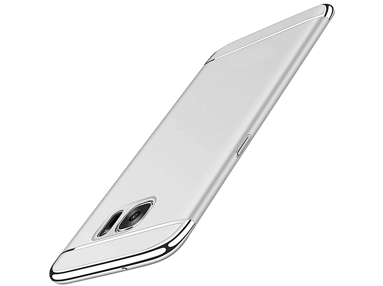 KÖNIG DESIGN Schutzhülle, Backcover, Samsung, Galaxy A6 Plus (2018), Silber