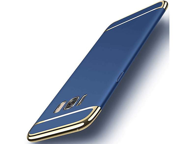 Galaxy Samsung, KÖNIG Backcover, DESIGN Plus, S8 Blau Schutzhülle,
