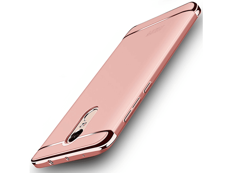 Backcover, Redmi 4, DESIGN Xiaomi, KÖNIG Schutzhülle, Note Rosa