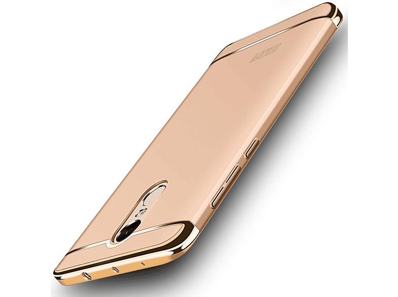 KÖNIG DESIGN Schutzhülle, Backcover, Xiaomi, Redmi Note 4, Gold