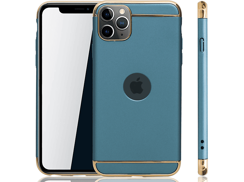 KÖNIG DESIGN Schutzhülle, Backcover, Pro iPhone Max, 11 Blau Apple