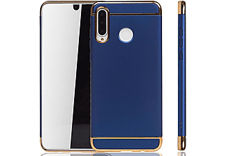 KÖNIG DESIGN Schutzhülle, Backcover, Huawei, P30 Lite New Edition, Blau