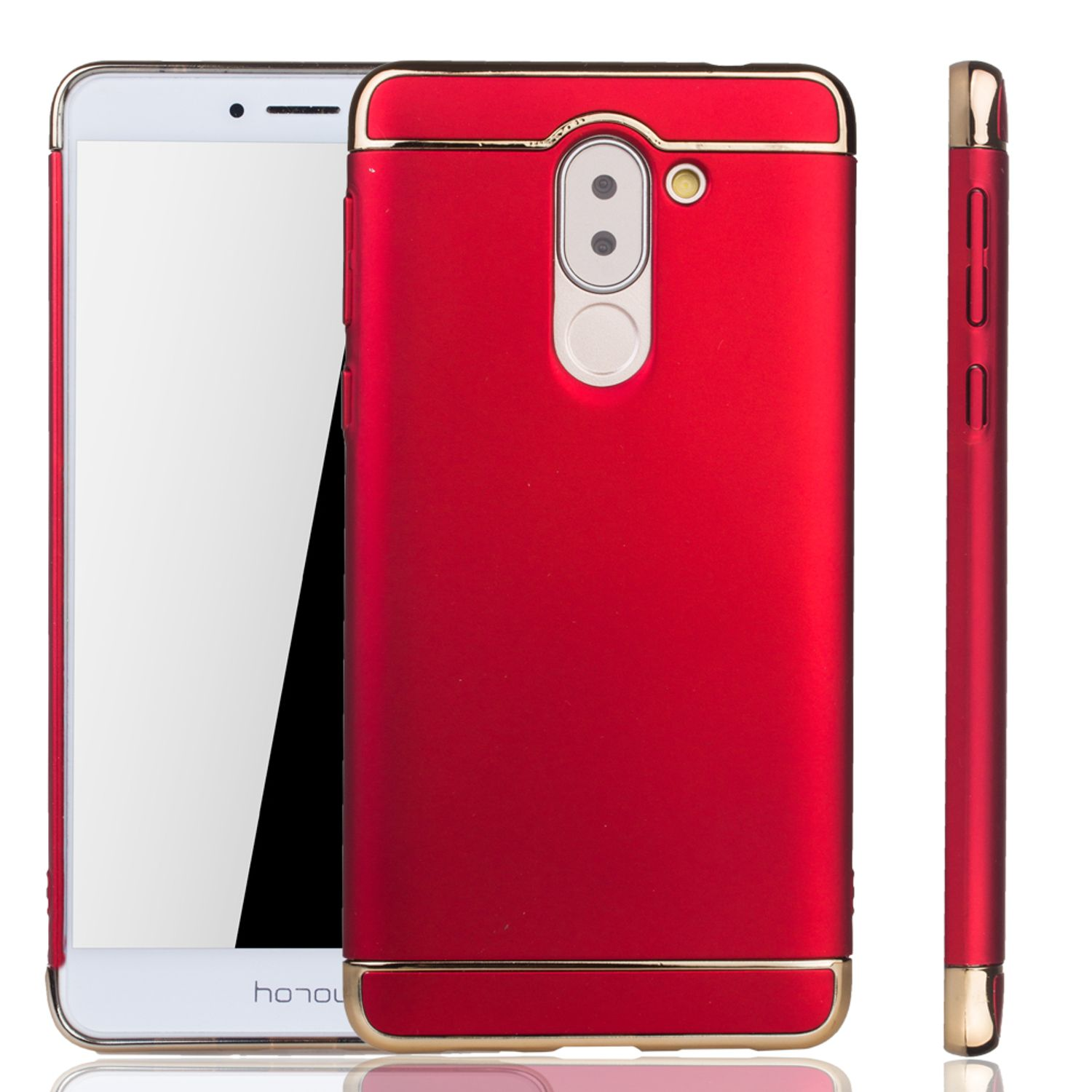 Schutzhülle, Backcover, KÖNIG Rot Huawei, DESIGN Honor 6X,