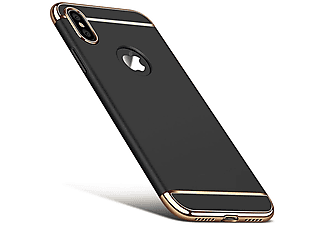 KÖNIG DESIGN Schutzhülle, Backcover, Apple, iPhone X, Schwarz